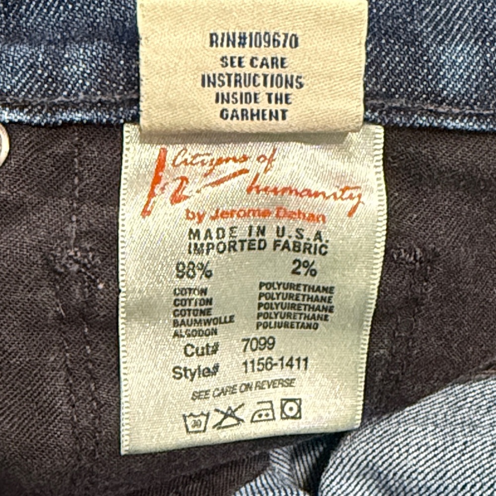 Citizens of Humanity Kelly Low Waist Bootcut Jeans Women’s 27 Premium Denim Y2K - Picture 5 of 11